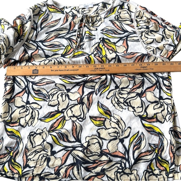 SUNCOO Paris Anthropologie Louise Floral Blouse Popover Top Size T3 Large - Picture 6 of 11